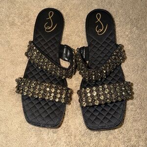 Sam Edelman bejeweled sandals